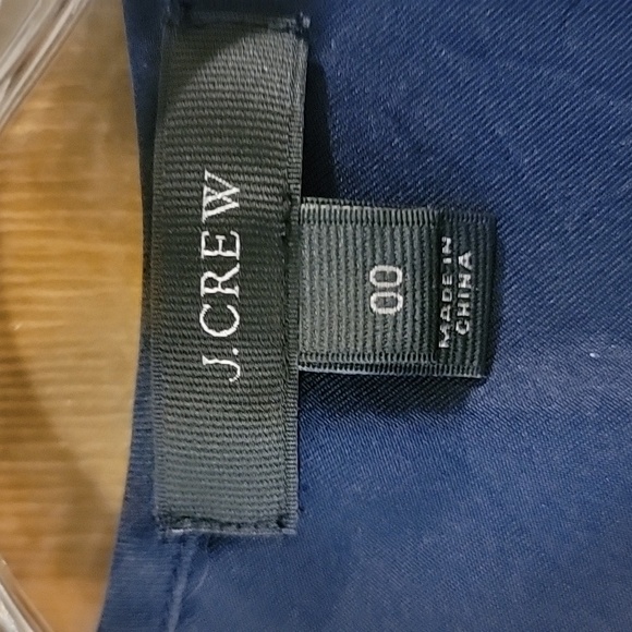 Navy Sleeveless Ruffle Top - Picture 2 of 5